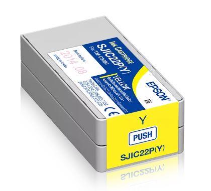 9441222 Epson SJIC22P(Y) Epson blekkpatron for TM-C3500 Yellow 