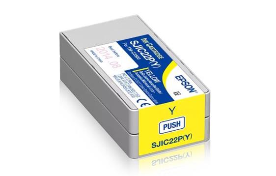 9441222 Epson SJIC22P(Y) Epson blekkpatron for TM-C3500 Yellow 
