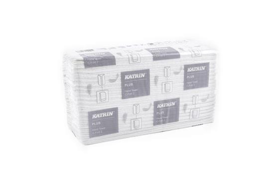 257983 Katrin 92512 Falsede h&#229;ndkl&#230;r KATRIN Plus C-fold 2L (1600 ark - 16 pk &#224; 100 ark)