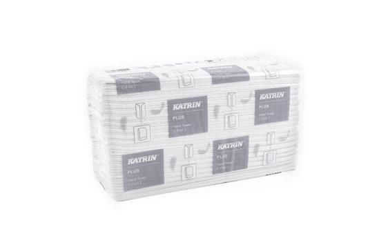 257983 Katrin 73542 Falsede h&#229;ndkl&#230;r KATRIN Plus C-fold 2L (1600 ark - 16 pk &#224; 100 ark)