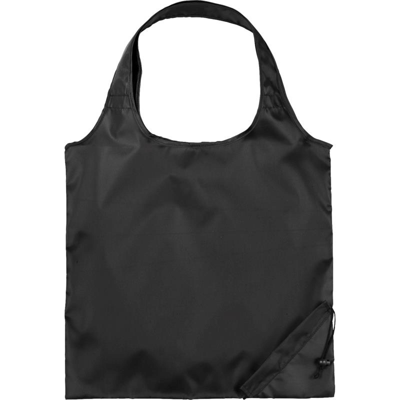 9444504  12011900 Handlenett Bungalow sammenleggbart sort 38 x 40,6 cm | 210D polyester