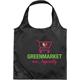 9444504 12011900 Handlenett Bungalow sammenleggbart sort 38 x 40,6 cm | 210D polyester