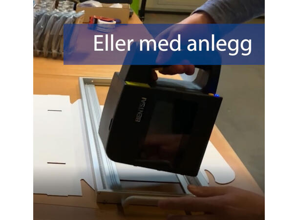 Håndholdt blekkstråleskriver B85 med koffert, 4 blekkpatroner og skinne 