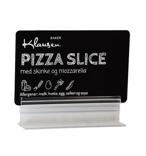 Kortholder - Cardkeep PriceTag Kortslisse m/lim 75 mm - (100 pr pakke)