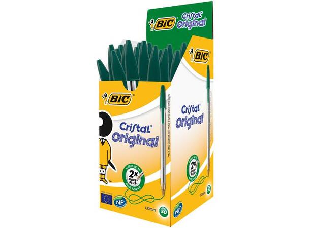 Kulepenn BIC Cristal M grønn 