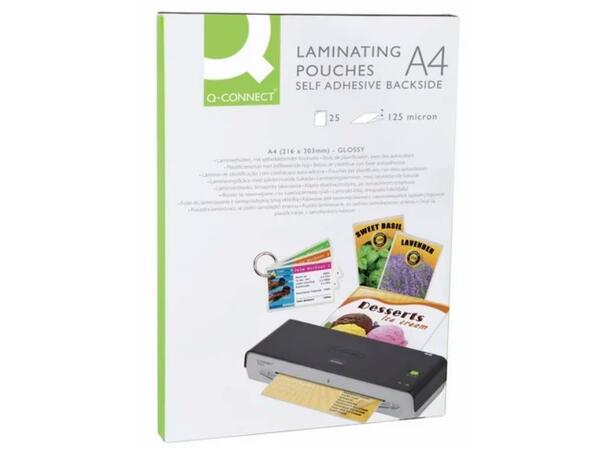Lamineringslomme A4 Selvklebende (25) 125my 
