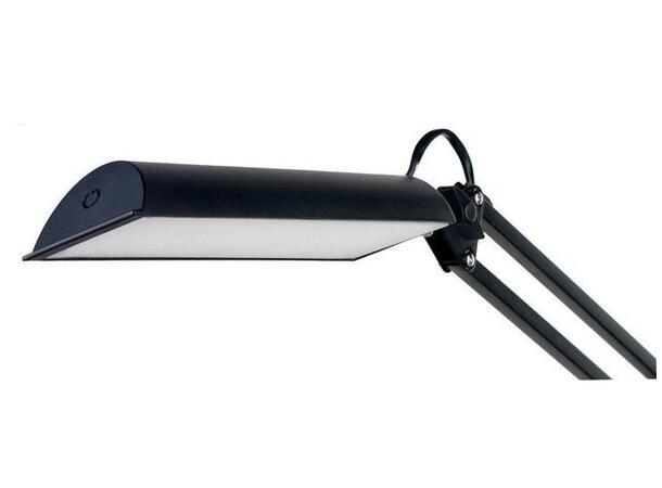 Lampe UNILUX LED Swingo sort Bordlampe | Arbeidsbelysning 