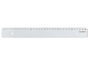 Linjal Q-Connect 30 cm oppheng 