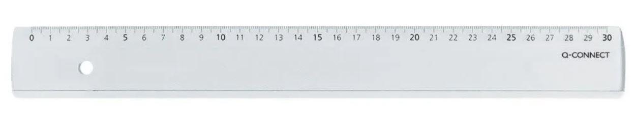 9444461   Linjal Q-Connect 30 cm oppheng 