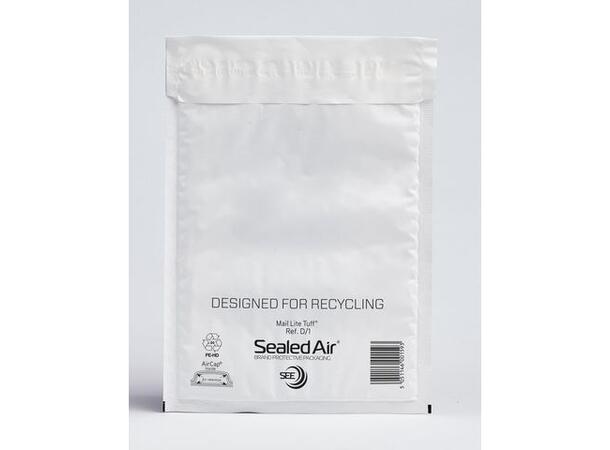 Luftputekonvolutt ML plast D/1 18x26cm Boblekonvolutt plast | MailTuff 