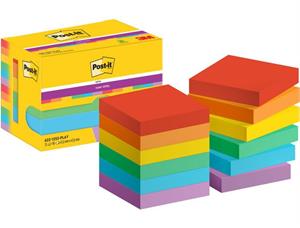 Notatblokk POST-IT SSN 48x48 Playful(12) 