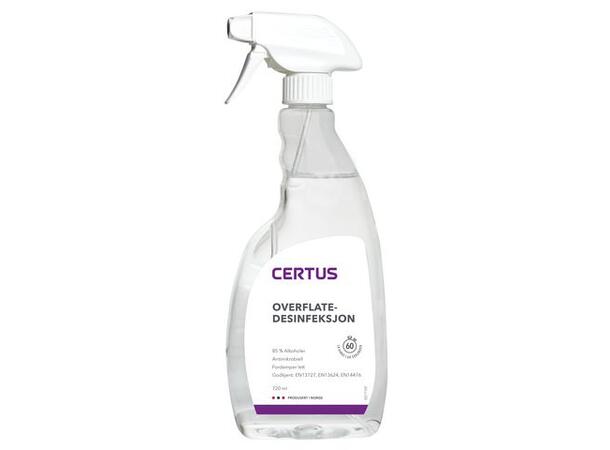Overflatedesinfeksjon CERTUS spray0,72L 