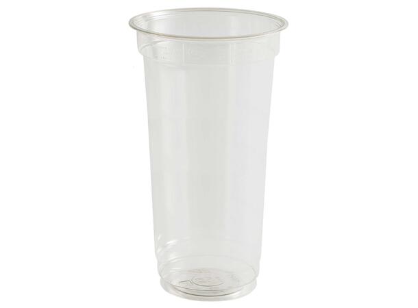 Plastglass klar rPET 0,5 l | 95 x 149mm pakke med 50 glass 