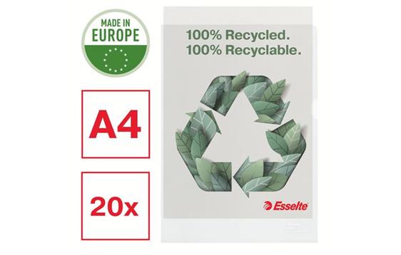 17328724 Esselte 628213 Plastomslag ESSELTE A4 100my (20) 