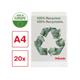 17328724 Esselte628213 Plastomslag ESSELTE A4 100my (20) 