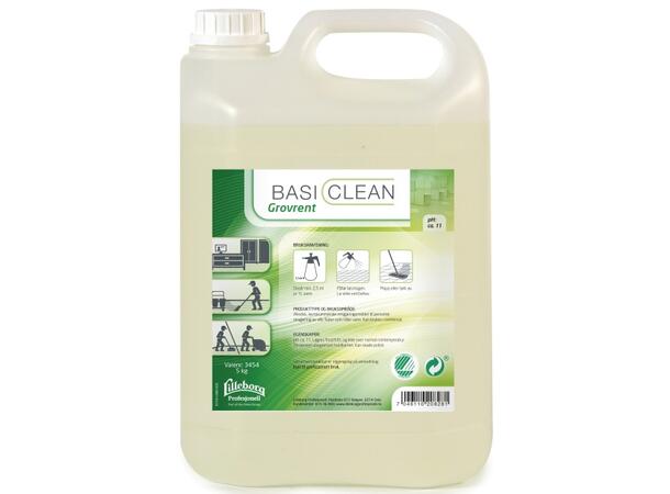 Rengjøring BASICLEAN grovrent 5L Vaskemiddel 