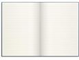 279317  92755100 Skrivebok BURDE A5 linjer sort Notatbok