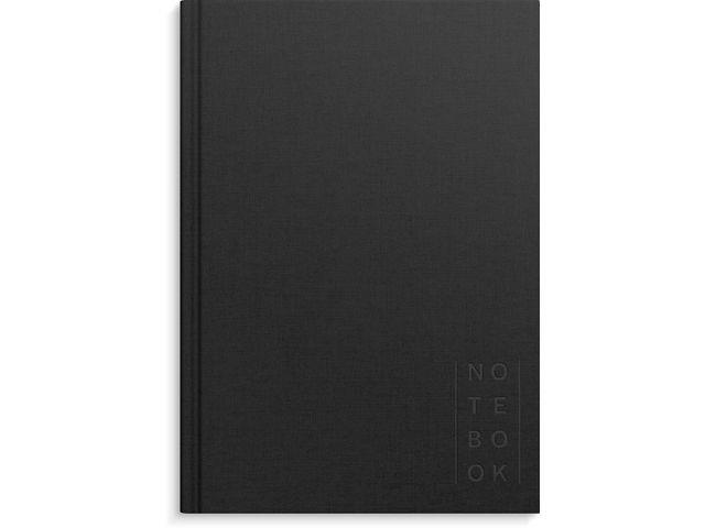 279317  92755100 Skrivebok BURDE A5 linjer sort Notatbok