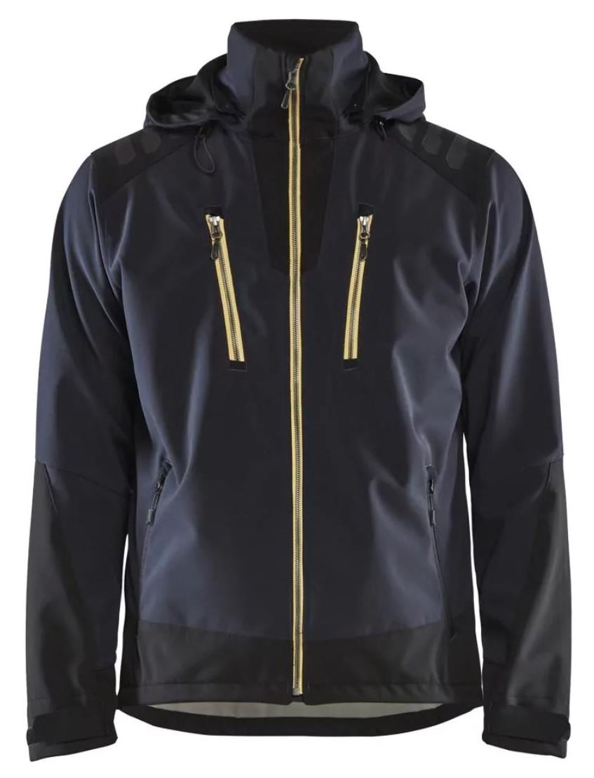 9442093   Softshelljakke vind / vanntett Bl&#229;kl&#228;der X-Large Svart / Svart