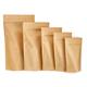 9442623 ZWG304 Ståpose (Doypack) i kraftpapir med zip 160 X 240 + 37 mm (eske 200 stk)