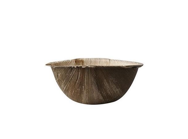 Tallerken PURE palme dyp 425ml 15cm (25) Palmeblad | Miljøvennlig 