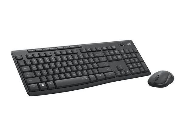 Tastatur/Mus LOGITECH MK295 wireless trådløst 