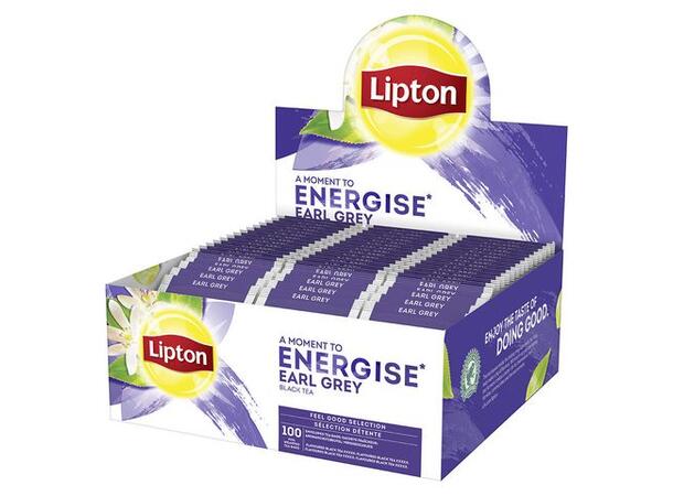 Te LIPTON Earl Grey m/bergamot (100) 
