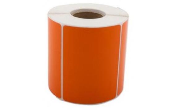 9442846   Termoetikett 102 x 74 Fastyre Oransje Etikett på rull | 500 stk pr. rull