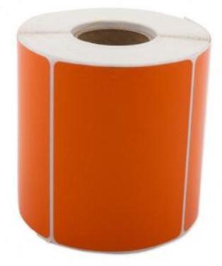 9442846   Termoetikett 102 x 74 Fastyre Oransje Etikett på rull | 500 stk pr. rull
