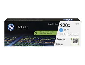 Toner HP 220X cyan LaserJetPro 4202dn Inntil 5500 sider 