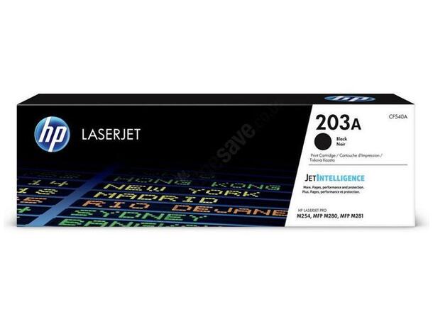 Toner HP CF540A 203A 1.4K Sort Pro M254 | Pro MFP M280 | Pro MFP M281 