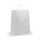 9422728  Toptwist® papirpose med tvinnede håndtak 320 x 140 x 420 mm | 100 gr | hvit.