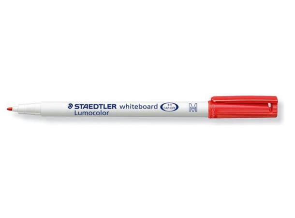 Whiteboardpenn Lumocolor 1,0mm Rød(10) Whiteboardtusj 