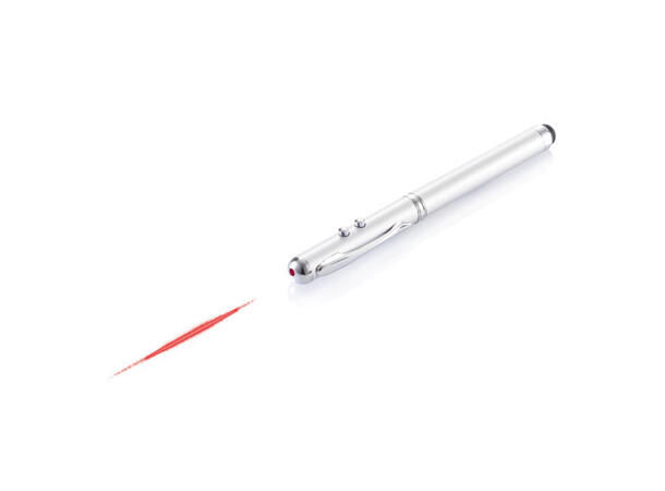 4 in 1 penn Penn med pekepinnfunksjon, laserpeker 