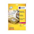 Avery laser 99.1 x 67.7 | L7993-25 (25) vannfaste/frostsikre etiketter for laser