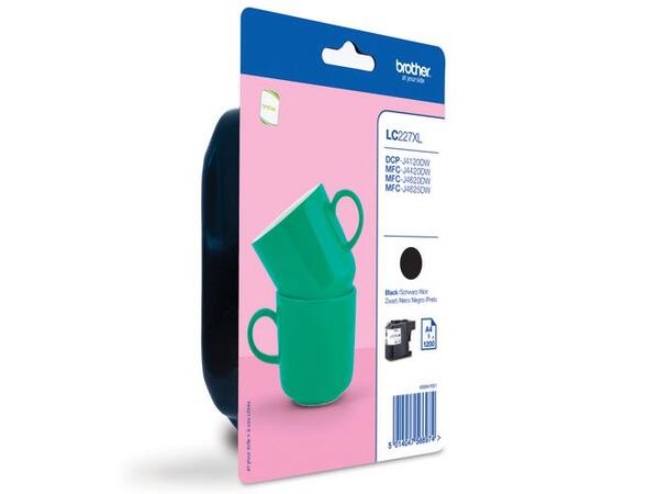 Blekk BROTHER LC227XLBK Sort Sort XL-blekkpatron 