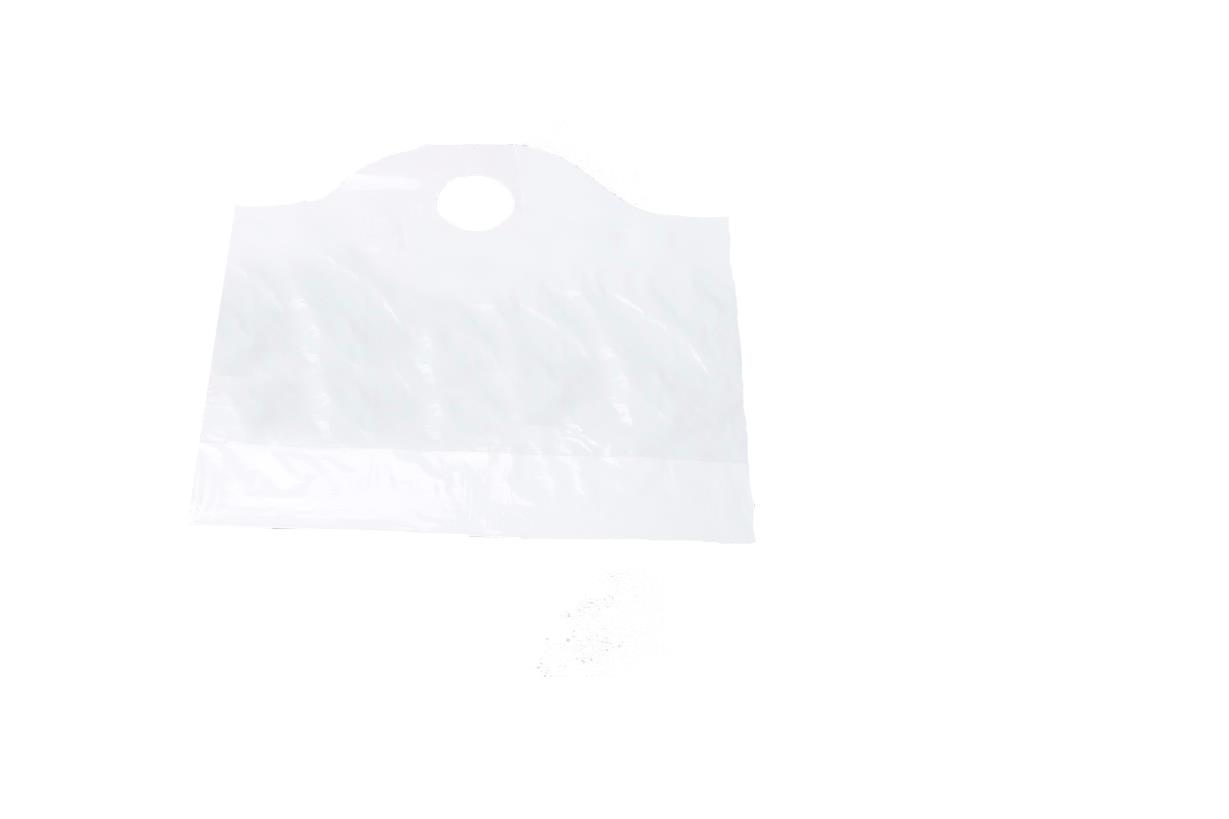 773473  4090222 Bærepose plast 55x50x6cm 40my 20 L (500) Hvit