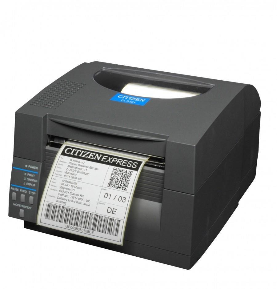 9439440 Citizen CLS521IINEBXX Citizen CL-S521II thermoprinter Etikett &amp; kvittering |104 mm printbredde