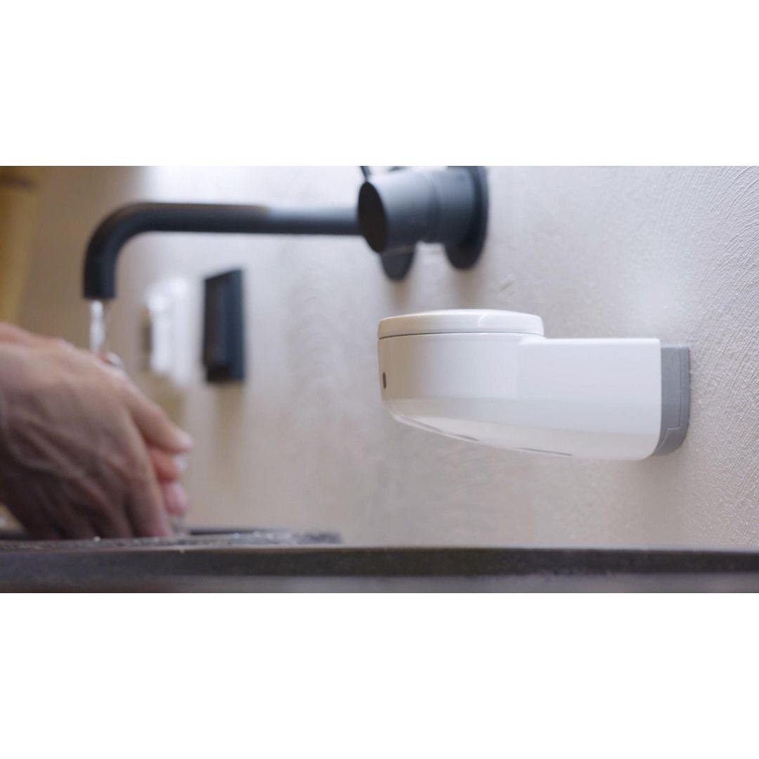296942 Lilleborg RE.W.I.L.4P Dispenser LESSEAU no touch såpe hvit Såpedispenser