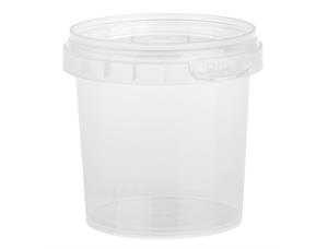 Dressingbeger m/ lokk 15,5 cl klar(1110) Beger med forsegling 