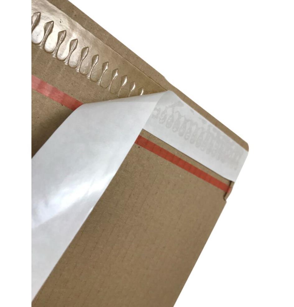 9446824   E-handelseske med selvklebende tape 250 x 180 x 100 mm | brun bølgepapp