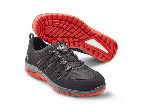 Elten Maddox Boa Black-Red Low| Vernesko 