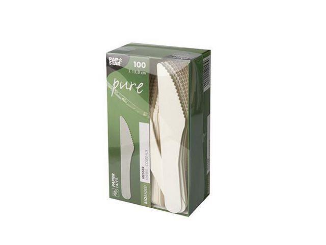 213168  88066 Engangskniv PURE papp 15,8 cm (100) Kniv | Engangs | Bestikk