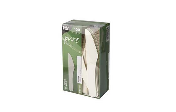 213168  88066 Engangskniv PURE papp 15,8 cm (100) Kniv | Engangs | Bestikk