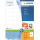 9428438 Xerox4461 Etikett Herma for laser og ink-jet (4000 52,5 x 29,7 mm. 40 etiketter pr ark