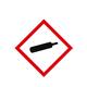9421003  Faresymbol etikett "Gass under trykk" 15 x 15 mm | 100 etiketter pr rull