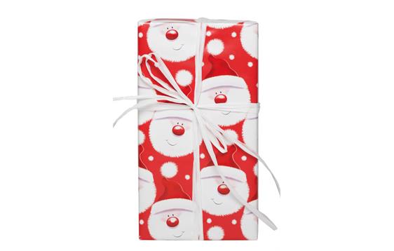 9421922 Hedlunds 16761-57 Gavepapir Fuzzy santa 57cm Diskrull 7 kg  | 154m | Jul