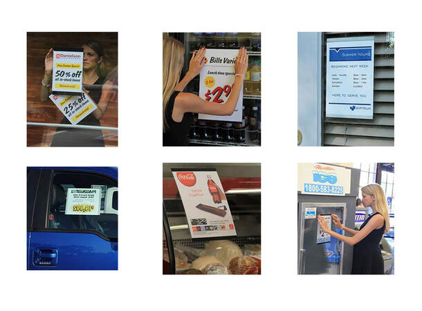 Infoholder A3 Selvklebende (2) Selvklebende | Avtagbar | Transparent 