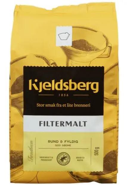 9444588   Kaffe Kjeldsberg filtermalt 500g (12) 