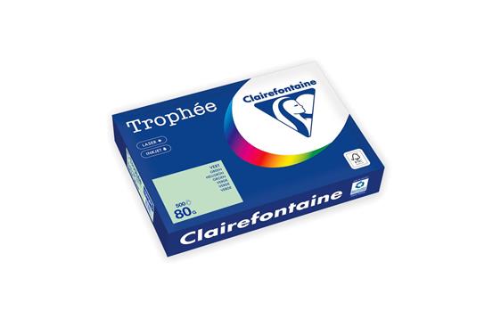 270804  1975PC Kopipapir TROPHEE A4 80g gr&#248;nn (500) 